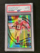 2020 Panini Select Dragon Scale Prizm Field Level #366 Brandon Aiyuk RC #12/67🔥