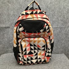 Roxy Shadow Swell Backpack Cozy Geo Black Pink Gold Cream Handle damaged