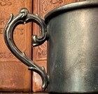 W.R William Rogers Canada Baby Cup with Floral Engraving Antique Collectible. — photo 2