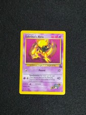 Sabrina's Abra 19 Promo Wizards Black Star Promos Pokemon Near Mint on eBay