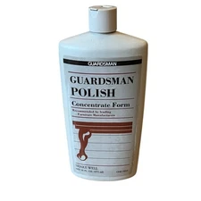 GUARDSMAN Concentrate Cream Furniture Polish, RARE 16 oz Wood scent 90% Full