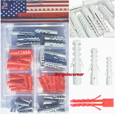 Screw Plugs Wall Anchor Plug Assorted Concrete Brick Wood Plaster Screw Fixing 