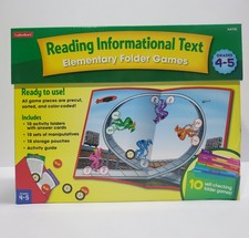 Lakeshore Reading Informational Text Elementary Folder Games Grades 4-5