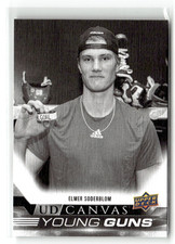 2022-23 Upper Deck - Elmer Soderblom - Young Guns Canvas Black #C235