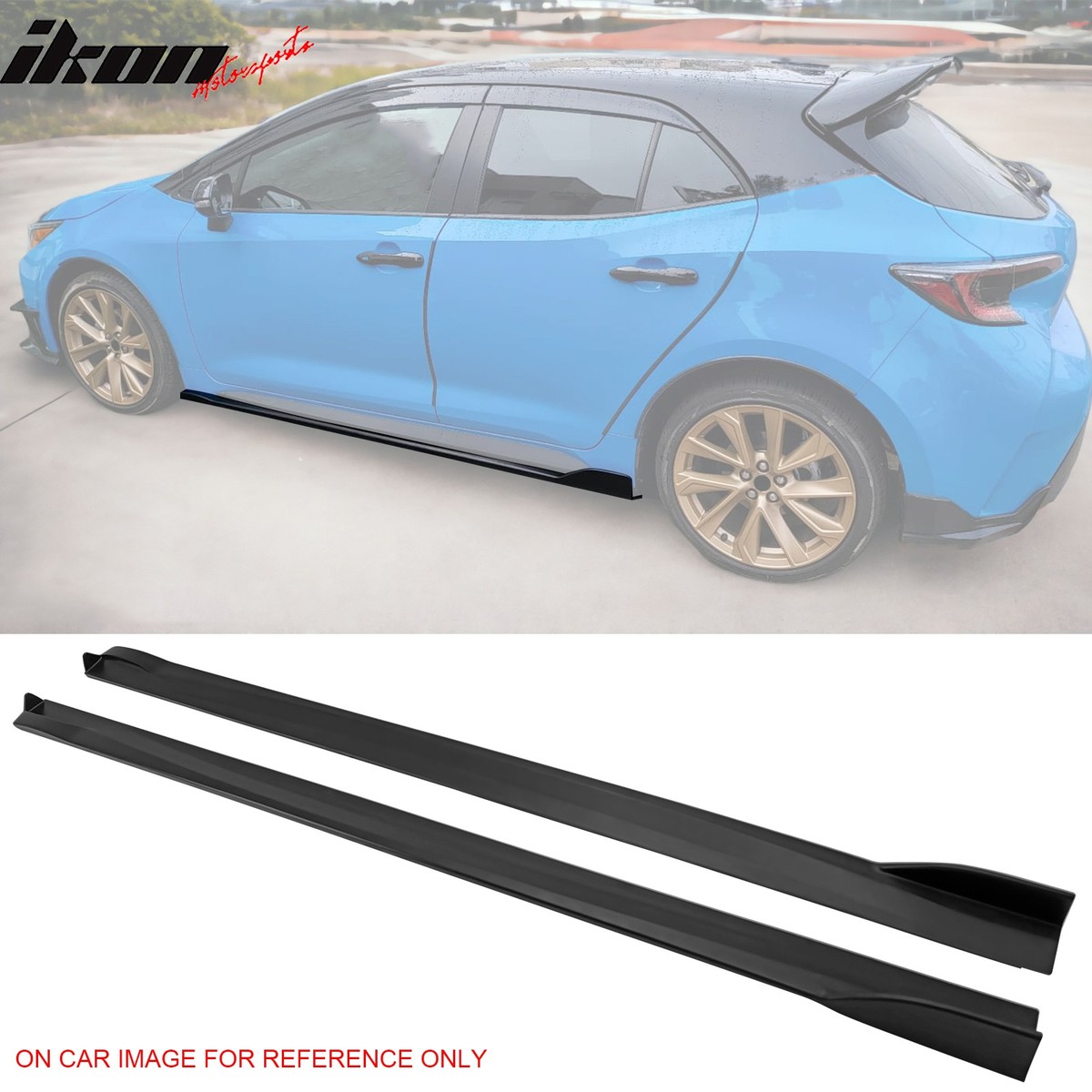 Fits 19-25 Toyota Corolla E210 Hatchback T Style Side Skirts