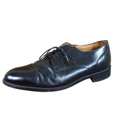 Bostonian Crown Windsor Men Casual Dress Shoe Sz 10 Office Formal Black Leather