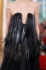 Valentino Fringe-detailing Embroidered Organza Short Dress BLACK- BNWT - RRP$15K
