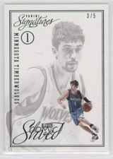 2012-13 Panini Signatures Rookies Green /5 Alexey Shved #114 7v7