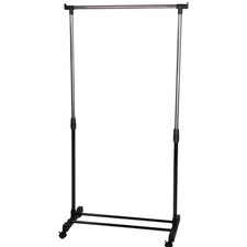 alpina Portant à Vêtement Mobile Réglable - Valets et Porte-Vêtements Avec Roule
