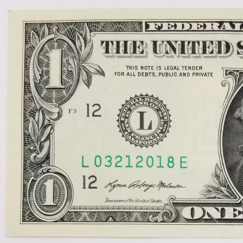 Birthday Anniversary March 21, 2018 DOLLAR Fancy Serial Number US Currency Note - Image 2 of 4