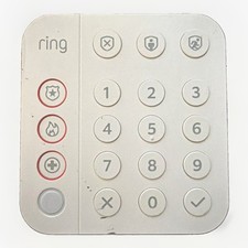 NEW Ring Alarm 2nd Gen Mountable Wireless Keypad 4AK1SZ-0EN0 w/ Power Adapter