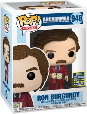 Funko Pop! 498135 Filme: Anchorman - Ron Burgundy (2020 Summer Convention Exclu