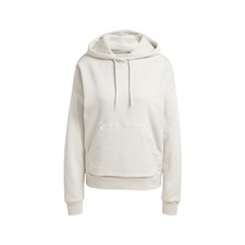 adidas Essentials Small Logo Feel Cozy Hoodie Womens Beige Casual Outerwear SB11