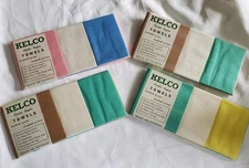 Lot of 4 Kelcon Plastic Rayon Towels - Windows, Refrigerators, Dusting, Straini
