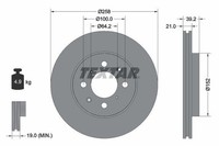 2X Bremsscheibe Vorderachse FüR Honda City Iv Stufenheck V Jazz Ii