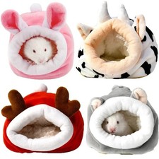 Small Animal House Warm Soft Beds Hamster Cotton for Rats Rodent Cage Guinea Pig