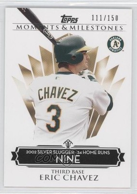 2008 Moments & Milestones Eric Chavez (2002 Silver Slugger 34 Home Runs) 1h2