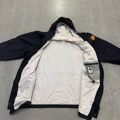 Vintage Bass Pro Shops Gore-Tex Jacket XL Black Rain Coat Fishing