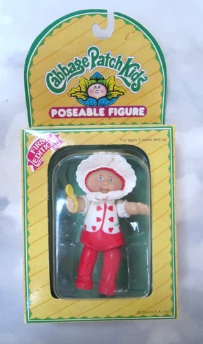 SEALED VINTAGE BABY BONNET HEART CABBAGE PATCH KIDS 1ST ED POSEABLE FIGURE BOXED