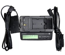 Sony AC-V700 caricabatterie + piastra adattatore DC DK-415 per batterie Sony NP-F