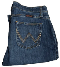 Wrangler Q Baby Women's Jeans Size 13/14 x30 Blue Straight Mid Rise