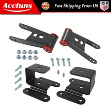 2"-4" Drop Shackles Hangers Lowering Kit For Dodge RAM 2500 3500 2WD 4WD 1994-02