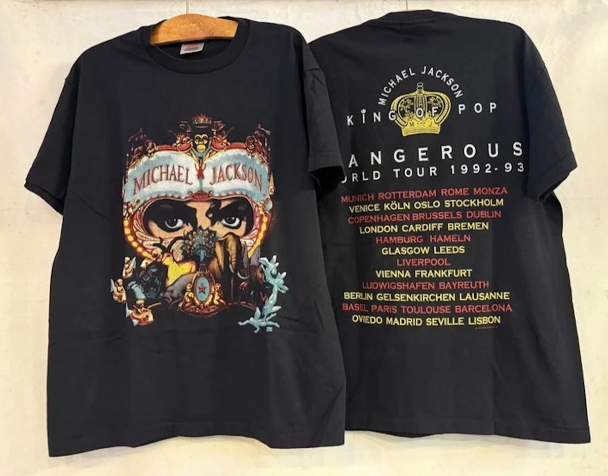 T-shirt Vintage Michael Jackson Années 90 - Taille XL Blanc - Rare Et Jamais Porté