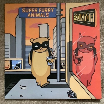 Super Furry Animals Radiator 2LP UK Indie Rock Psychedelic Britpop Rare Vinyl