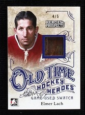 2015 Leaf ITG Heroes & Prospects Old Time Hockey Purple 4/5 Elmer Lach HOF 2po