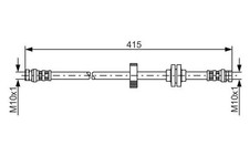 Flexible de frein Renault VEL SATIS