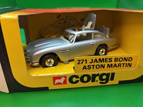 Vintage Corgi 1984 James Bond Aston Martin DB5 271 Square Box. Ultra Rare (581)