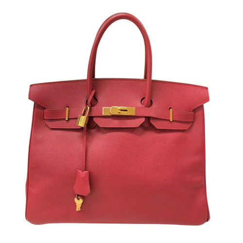 HERMES Birkin 35 Handbag C Stamp #OKB566