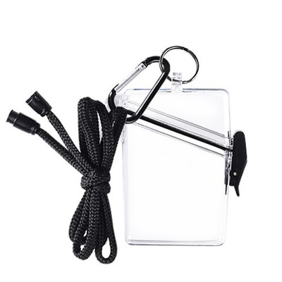 Hard Plastic Crushproof Case Waterproof ID Card Badge Key Cash Cigarette Holder
