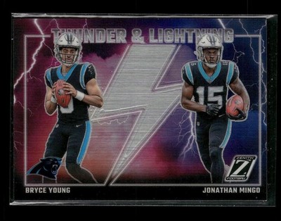 2023 Panini Zenith Bryce Young / Jonathan Mingo Thunder and Lightning #4