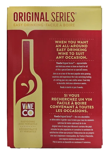 VineCo Original Series Italian Pinot Grigio Wine Making Ingredient Kit - Picture 3 of 7