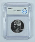 1999-D Kennedy Half Dollar MS67 ICG