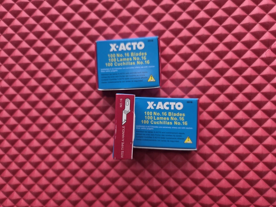 2 X-ACTO® No. Paquete a granel #16 100 hojas para cuchillos X-Acto para reparación de teléfonos celulares  Foto 4 de 4
