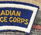Ww2 Royal Canadian Army Service Corps Black back patch — photo 3
