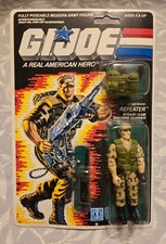 Vintage 1988 Hasbro GI Joe ARAH Repeater Steadi-Cam Machine Gunner MOC 34-Back