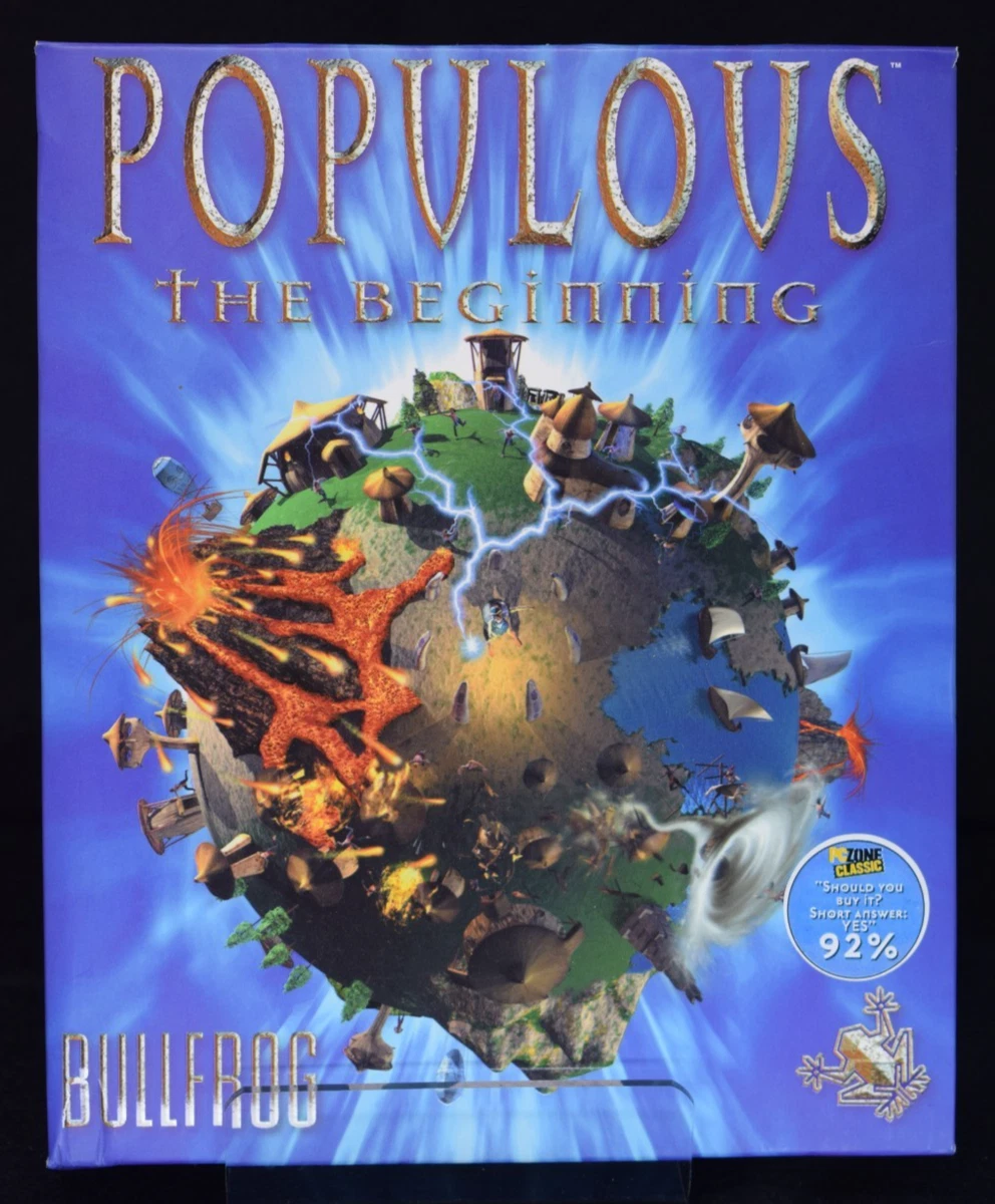 Populous: The Beginning - Jeu PS1 Complet - Bon état