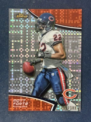 2011 Topps Finest Xfractor #112 Matt Forte Chicago Bears /399