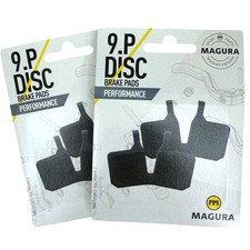2 pastiglie freno originali Magura MTB ebike 9.P Performance grigie (2 paia)