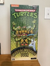 NECA TMNT Teenage Mutant Ninja Turtles 4-Pack Musical Mutagen Tour