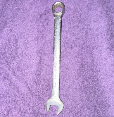 PROTO Challenger in SAE Combination Wrench, Non-Ratcheting Polished Steel
