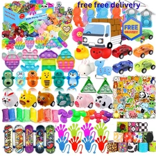 120 Pcs Party Favors for Kids 4-8-12, Pop Fidget Toys Treasure Box Toys ship fre