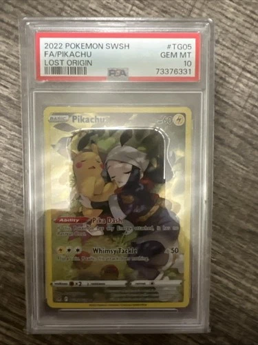 Pokémon TCG Pikachu Lost Origin Trainer Gallery TG05/TG30 Holo PSA 10