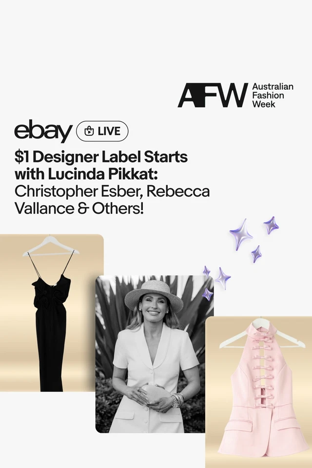 $1 Designer Label Starts with Lucinda Pikkat. Christopher Esber, Rebecca Vallance & Others!