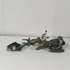 Vintage Star Wars The Clone Wars Durges Swoop Bike LFL Hasbro 2003 Loose Green