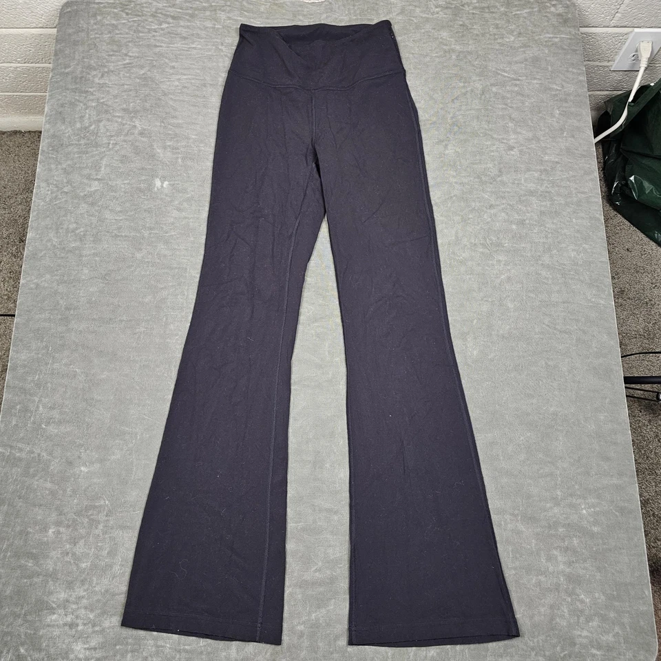Lululemon Pants Womens 6 Black Groove Flare Yoga Bootcut Athletic Activewear - Image 3 of 4