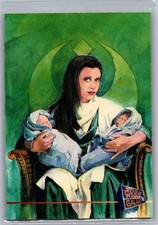 1995 Topps Star Wars Galaxy Series 3 - Promo #P7 - Leia, Jacen and Jaina Solo NM